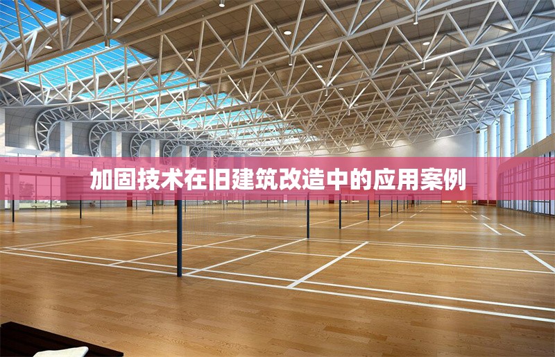 加固技術(shù)在舊建筑改造中的應(yīng)用案例 行業(yè)新聞 第1張