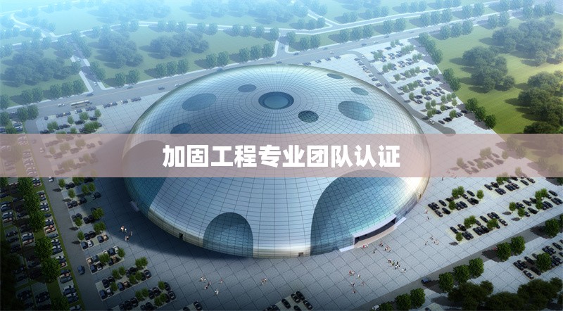 加固工程專業(yè)團(tuán)隊(duì)認(rèn)證 行業(yè)新聞 第1張