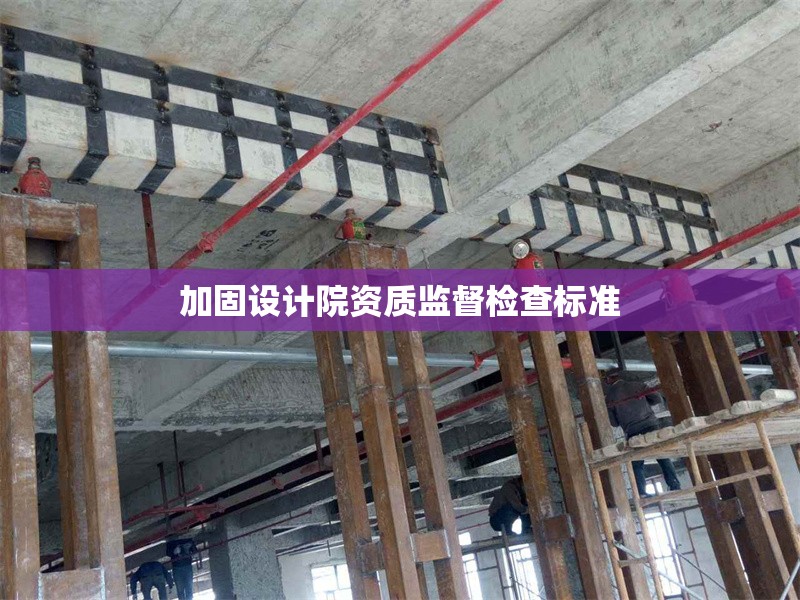 加固設(shè)計(jì)院資質(zhì)監(jiān)督檢查標(biāo)準(zhǔn) 行業(yè)新聞 第1張