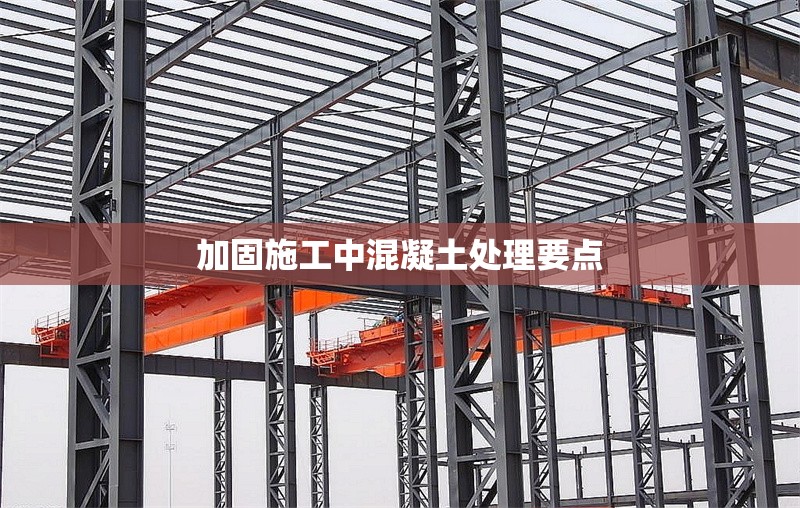 加固施工中混凝土處理要點(diǎn) 行業(yè)新聞 第1張