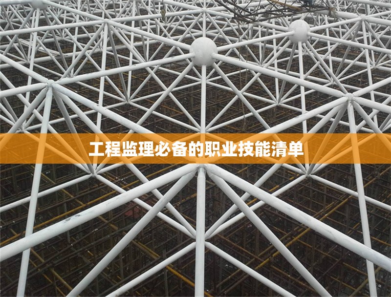 工程監(jiān)理必備的職業(yè)技能清單 行業(yè)新聞 第1張