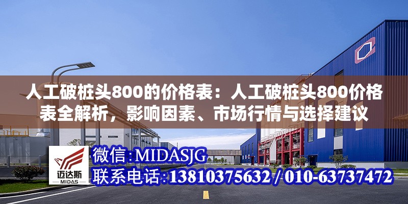 人工破樁頭800的價(jià)格表：人工破樁頭800價(jià)格表全解析，影響因素、市場(chǎng)行情與選擇建議 行業(yè)新聞