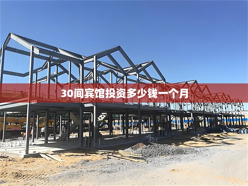 30間賓館投資多少錢一個(gè)月 行業(yè)新聞 第1張