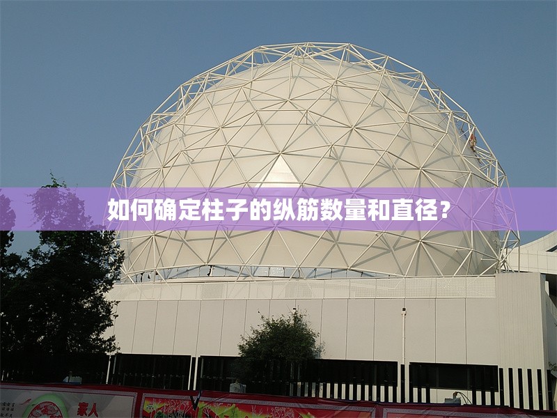 如何確定柱子的縱筋數(shù)量和直徑？