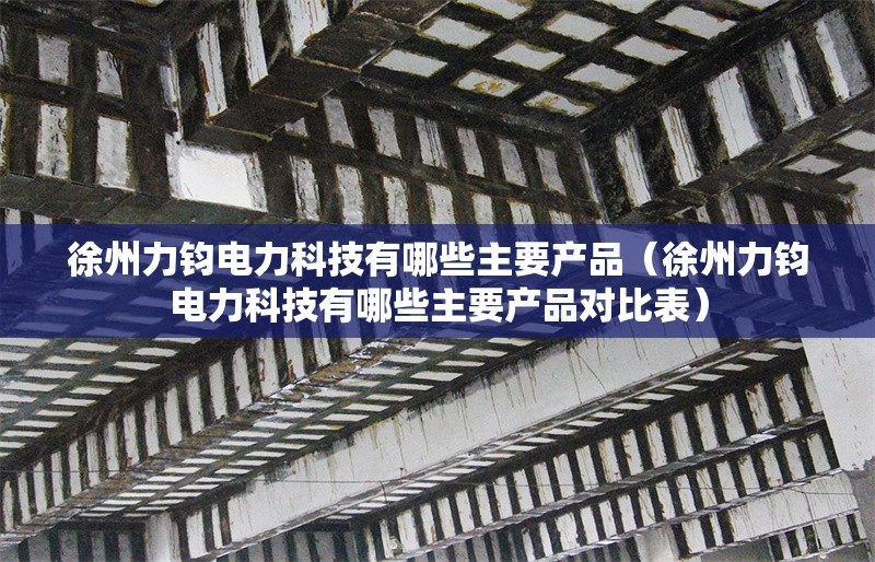 徐州力鈞電力科技有哪些主要產(chǎn)品(徐州力鈞電力科技有哪些主要產(chǎn)品對(duì)比表)