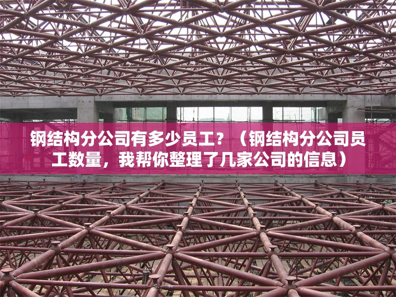 鋼結(jié)構(gòu)分公司有多少員工？（鋼結(jié)構(gòu)分公司員工數(shù)量，我?guī)湍阏砹藥准夜镜男畔ⅲ?></a><h4 class=