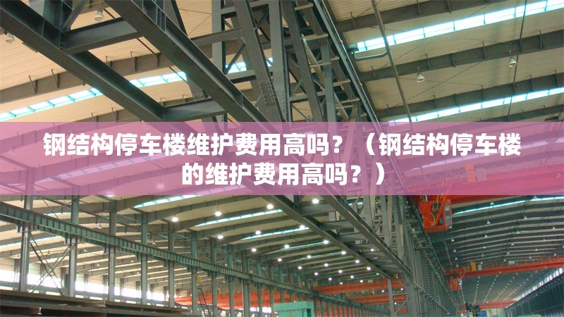鋼結(jié)構(gòu)停車樓維護(hù)費(fèi)用高嗎？（鋼結(jié)構(gòu)停車樓的維護(hù)費(fèi)用高嗎？） 行業(yè)新聞