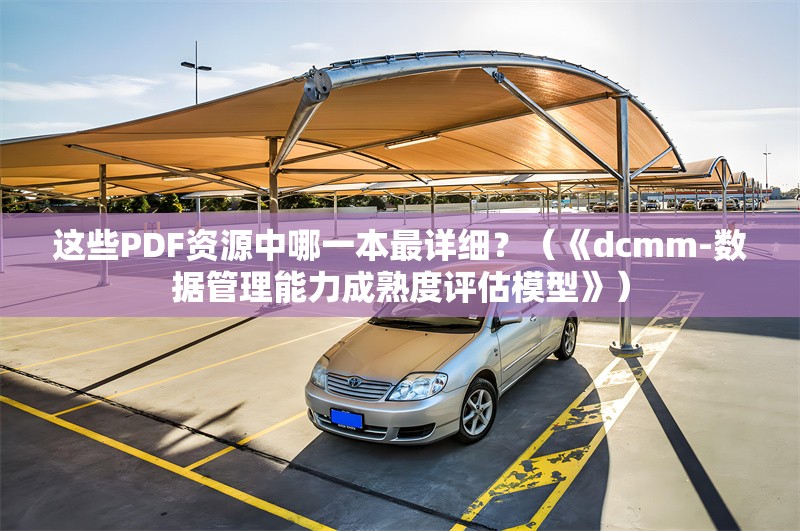這些PDF資源中哪一本最詳細(xì)？（《dcmm-數(shù)據(jù)管理能力成熟度評(píng)估模型》） 行業(yè)新聞