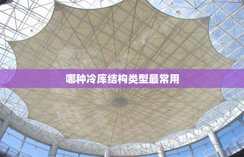 哪種冷庫結(jié)構(gòu)類型最常用 行業(yè)新聞