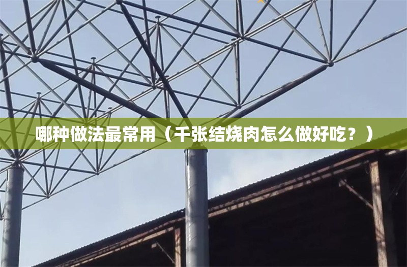 哪種做法最常用（千張結(jié)燒肉怎么做好吃？） 行業(yè)新聞