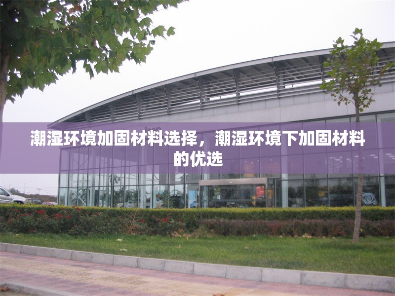 潮濕環(huán)境加固材料選擇，潮濕環(huán)境下加固材料的優(yōu)選 行業(yè)新聞 第1張