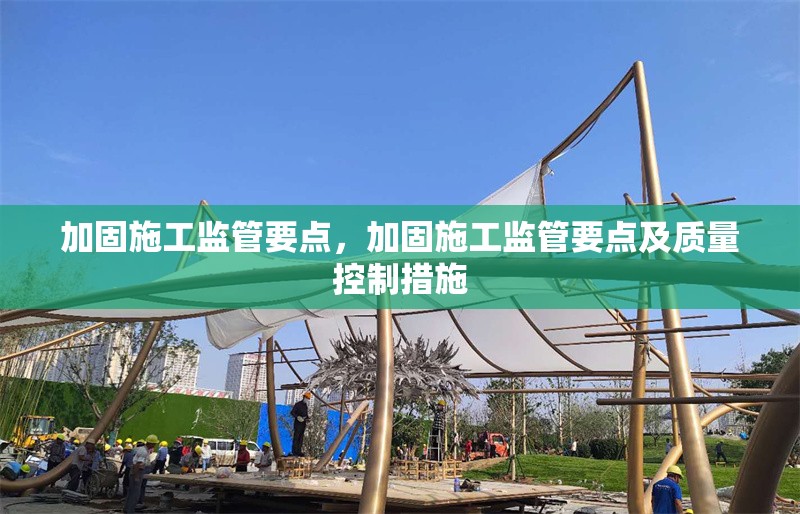 加固施工監(jiān)管要點，加固施工監(jiān)管要點及質(zhì)量控制措施，加固施工監(jiān)管要點與質(zhì)量控制措施