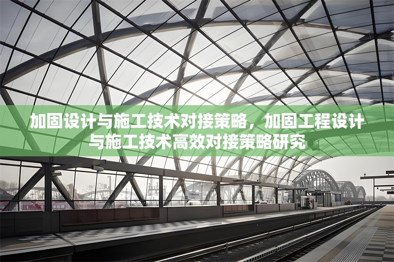 加固設(shè)計(jì)與施工技術(shù)對接策略，加固工程設(shè)計(jì)與施工技術(shù)高效對接策略研究