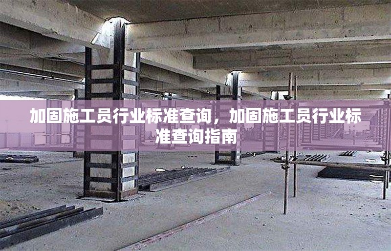 加固施工員行業(yè)標(biāo)準(zhǔn)查詢，加固施工員行業(yè)標(biāo)準(zhǔn)查詢指南，加固施工員行業(yè)標(biāo)準(zhǔn)查詢指南