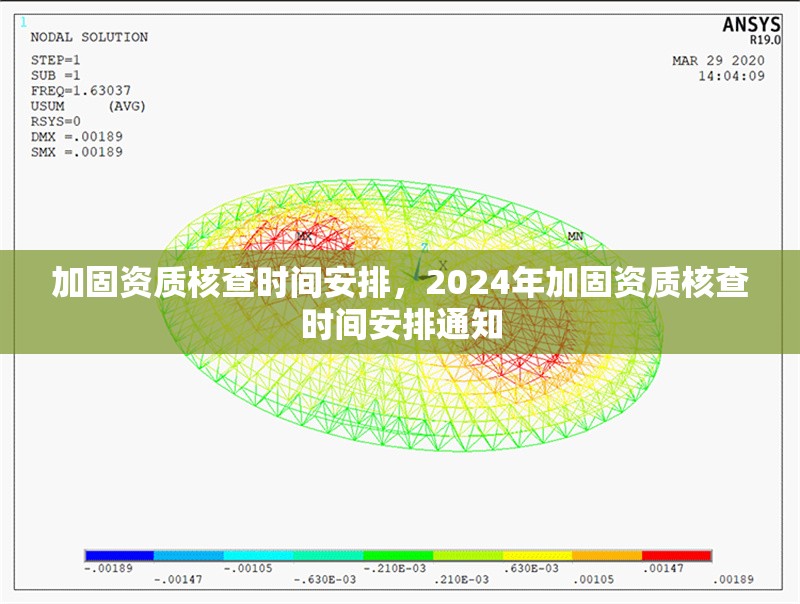 加固資質(zhì)核查時間安排，2024年加固資質(zhì)核查時間安排通知