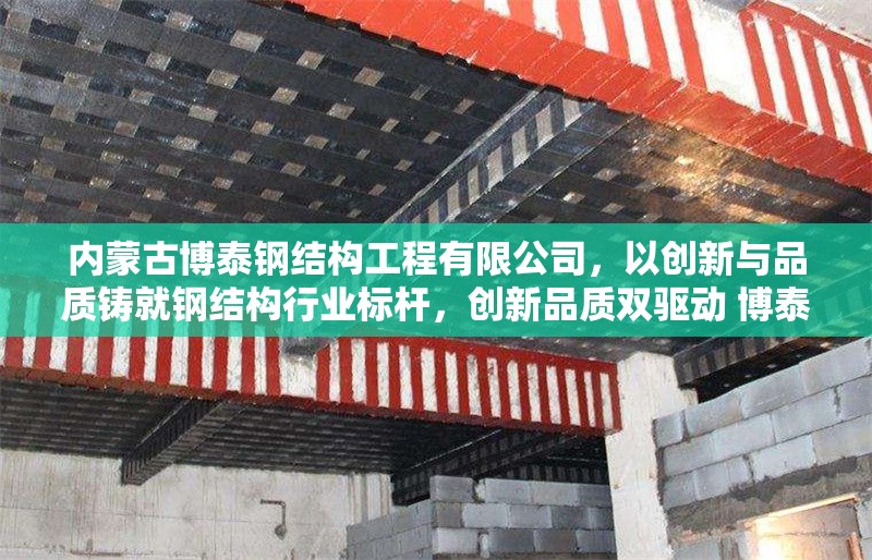 內蒙古博泰鋼結構工程有限公司，以創(chuàng)新與品質鑄就鋼結構行業(yè)標桿，創(chuàng)新品質雙驅動 博泰鋼構樹行業(yè)標桿，（解析，采用雙驅動突出創(chuàng)新與品質的核心要素，樹行業(yè)標桿對應原文鑄就標桿的表述，