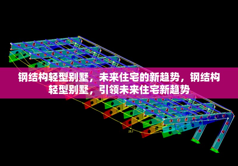 鋼結(jié)構(gòu)輕型別墅，未來住宅的新趨勢，鋼結(jié)構(gòu)輕型別墅，引領(lǐng)未來住宅新趨勢