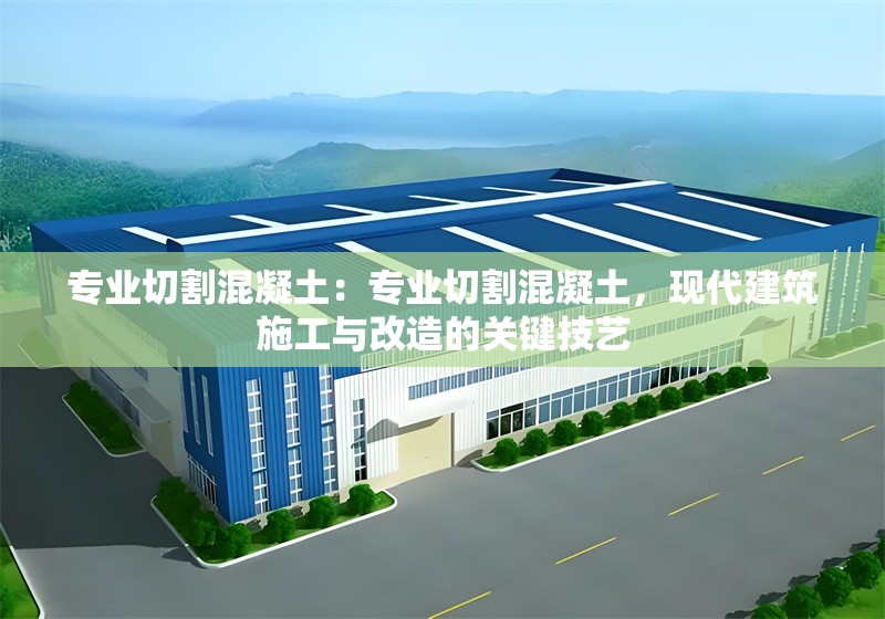 專業(yè)切割混凝土：專業(yè)切割混凝土，現(xiàn)代建筑施工與改造的關(guān)鍵技藝 行業(yè)新聞
