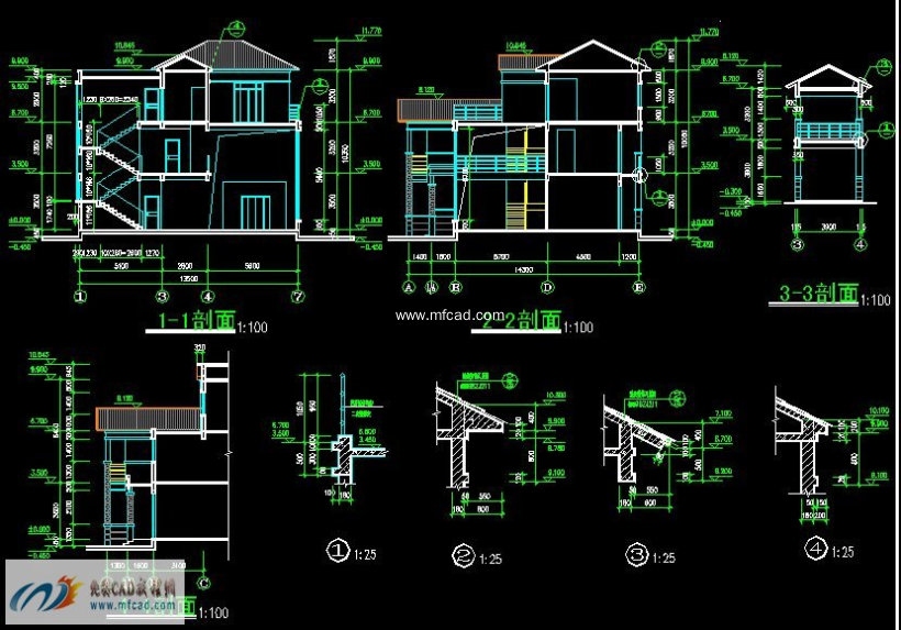別墅結(jié)構(gòu)圖紙CAD教程，別墅結(jié)構(gòu)圖紙CAD繪制 行業(yè)新聞 第3張
