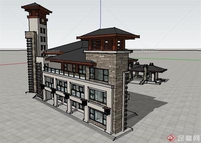 二層商業(yè)建筑效果圖片 行業(yè)新聞 第5張