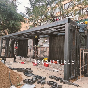 耐候鋼板園林廊架的制作方法，耐候鋼板園林廊架制作工藝詳解 行業(yè)新聞 第1張