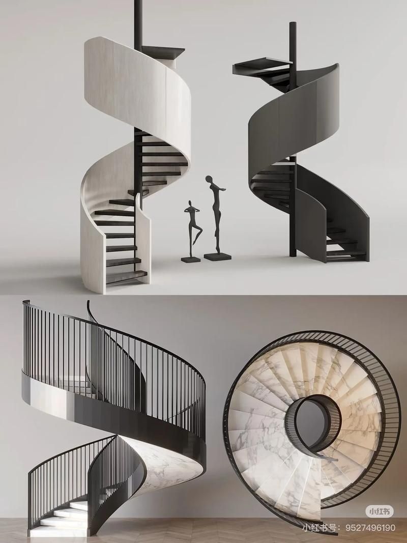 螺旋樓梯效果圖大全（51種螺旋樓梯創(chuàng)意設計,讓人大飽眼福!） 行業(yè)新聞 第19張