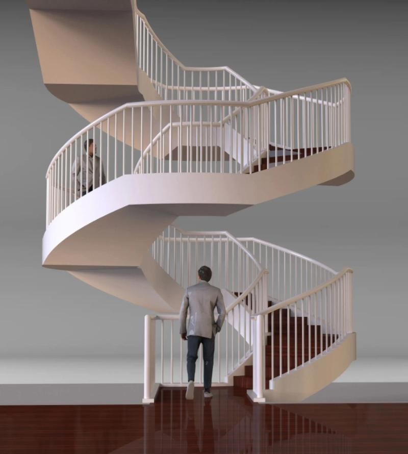 螺旋樓梯效果圖大全（51種螺旋樓梯創(chuàng)意設計,讓人大飽眼福!） 行業(yè)新聞 第20張