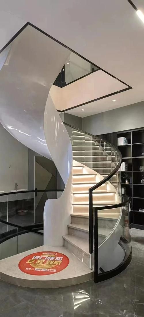 螺旋樓梯效果圖大全（51種螺旋樓梯創(chuàng)意設計,讓人大飽眼福!） 行業(yè)新聞 第26張