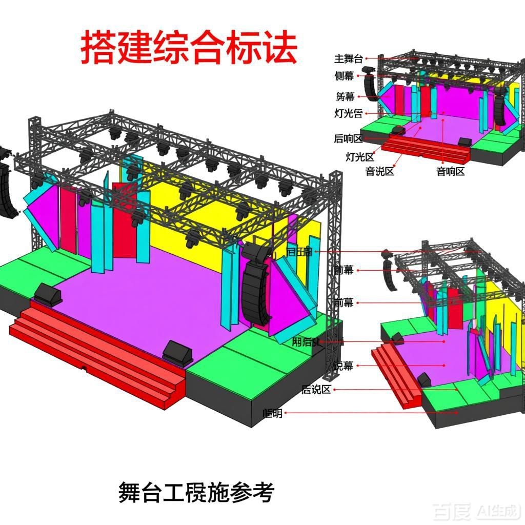 舞臺搭建示意圖怎么畫（如何畫舞臺搭建示意圖）