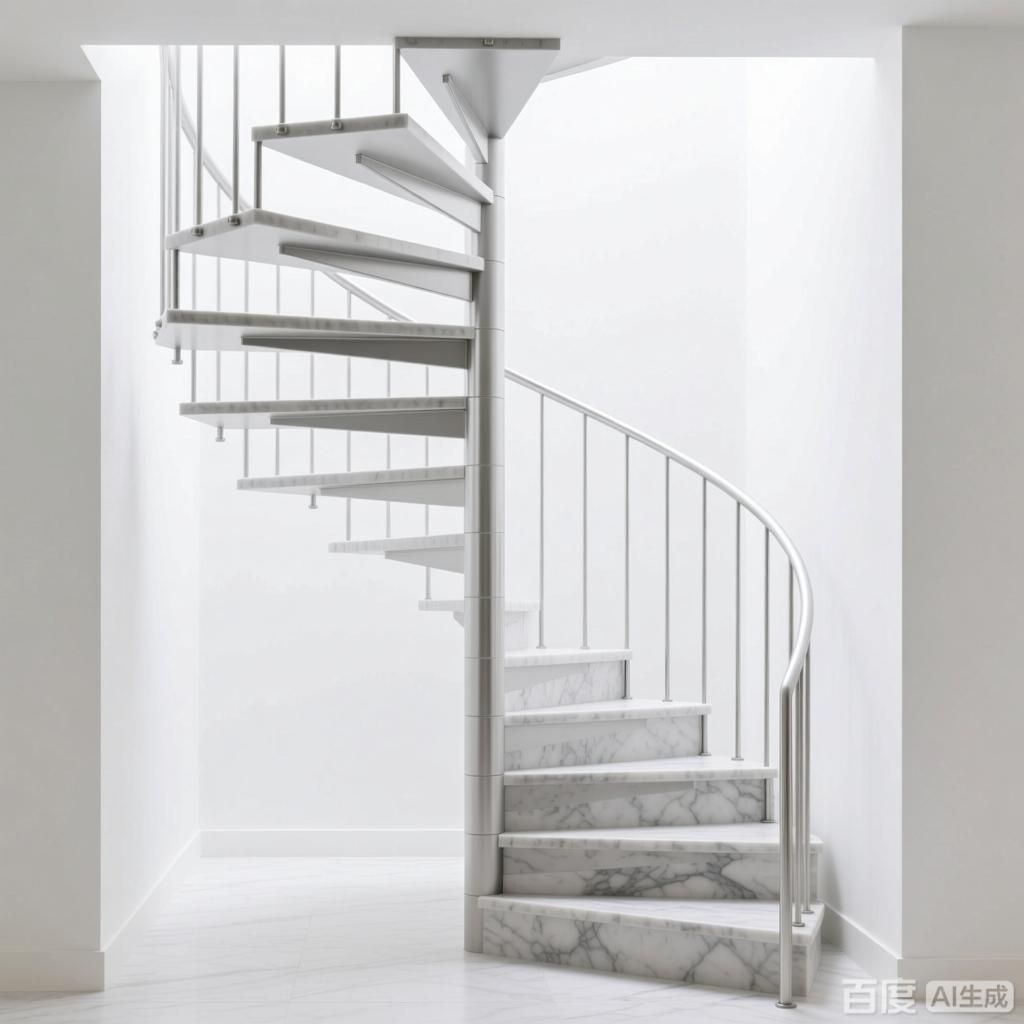 螺旋樓梯的五種框架設(shè)計(jì)（螺旋樓梯的五種框架設(shè)計(jì),生成四張不同框架設(shè)計(jì)的螺旋樓梯）