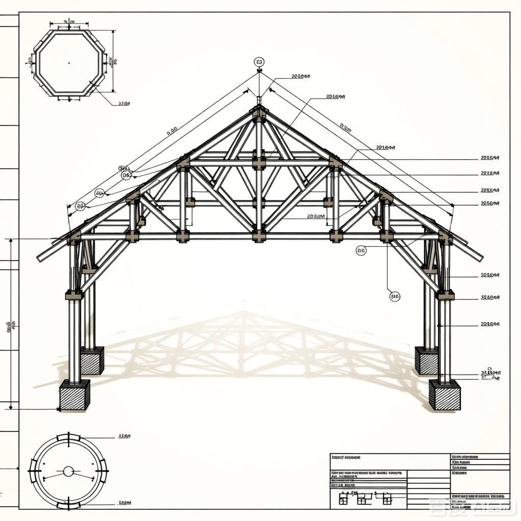 桁架結(jié)構(gòu)圖紙?jiān)O(shè)計(jì)（桁架結(jié)構(gòu)圖紙?jiān)O(shè)計(jì)中常用的規(guī)范）