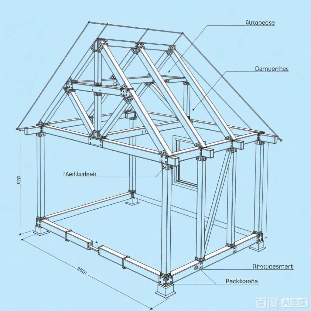 閣樓鋼架結(jié)構(gòu)圖怎么畫的（閣樓鋼架結(jié)構(gòu)圖怎么畫）