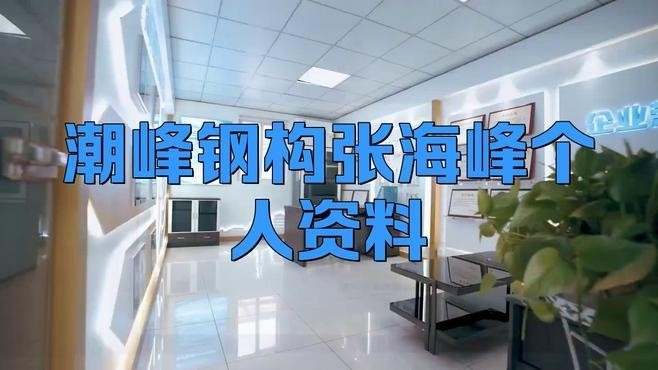 潮峰鋼構張海峰與張振豐（關于“潮峰鋼構張海峰與張振豐”的信息）