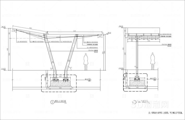 給我一些異形構(gòu)筑物的施工圖案例（如何繪制異形構(gòu)筑物的施工圖？）