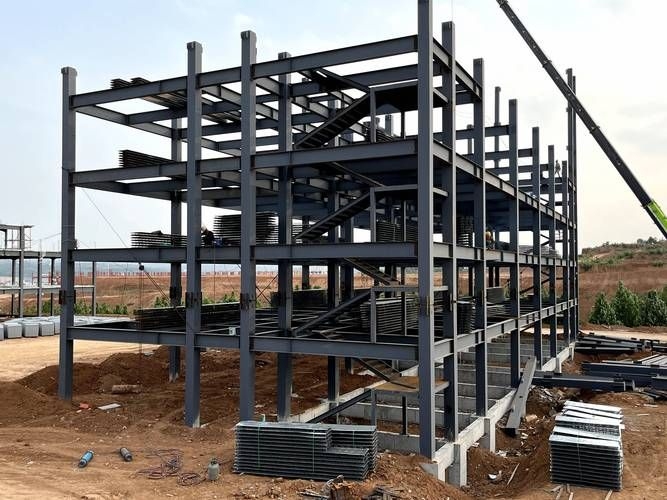 給我一些廠房鋼梁的圖片