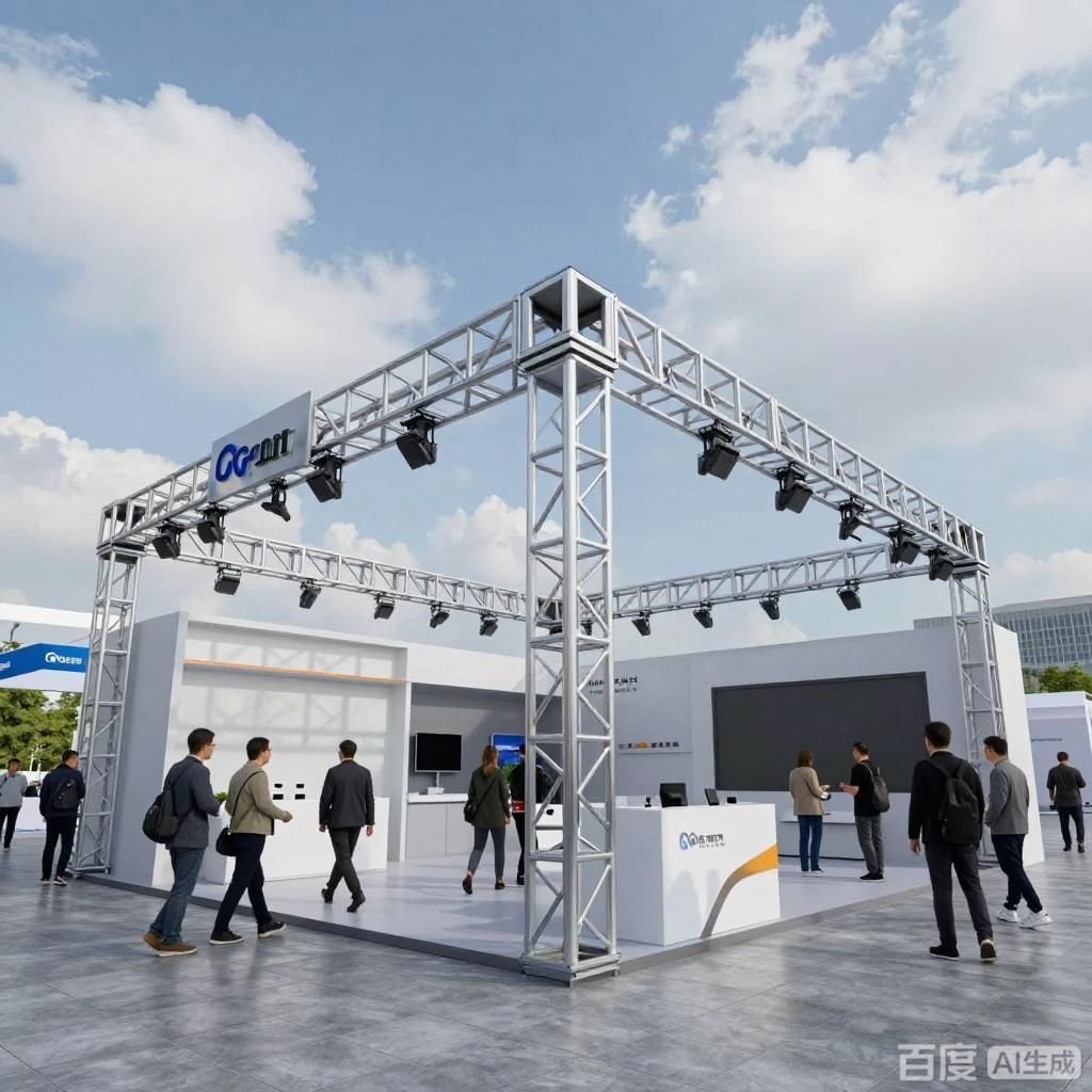 如何制作桁架展位外場效果圖？（如何制作桁架展位外場效果圖生成四張桁架展位外場效果圖）