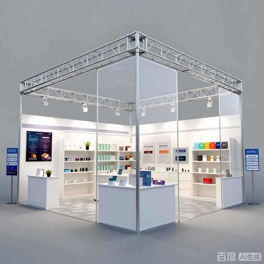 如何制作桁架展位外場效果圖？（如何制作桁架展位外場效果圖生成四張桁架展位外場效果圖）