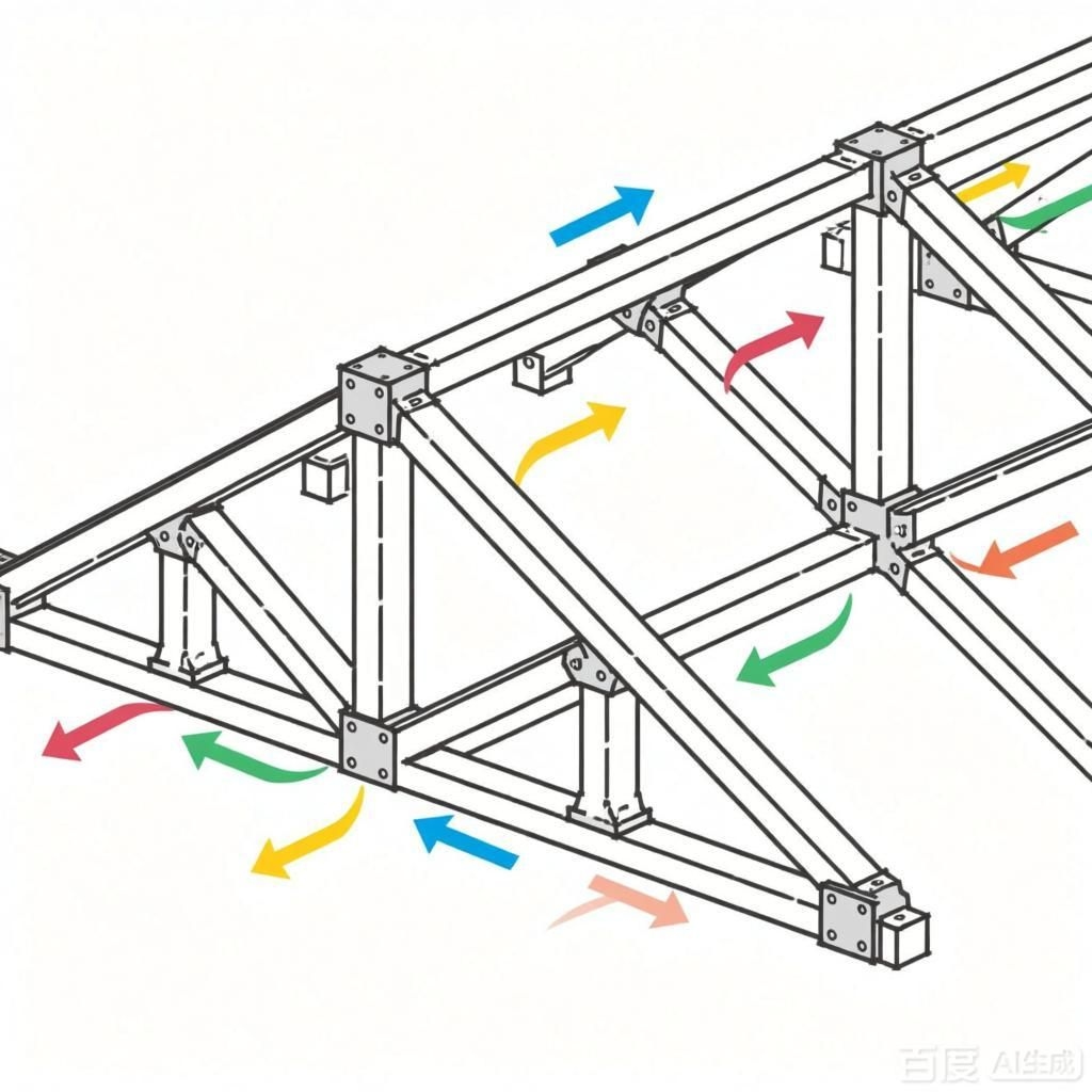 如何繪制桁架工作原理圖？（如何繪制桁架工作原理圖生成的四張桁架工作原理圖）