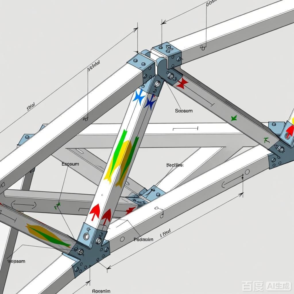 如何繪制桁架工作原理圖？（如何繪制桁架工作原理圖生成的四張桁架工作原理圖）