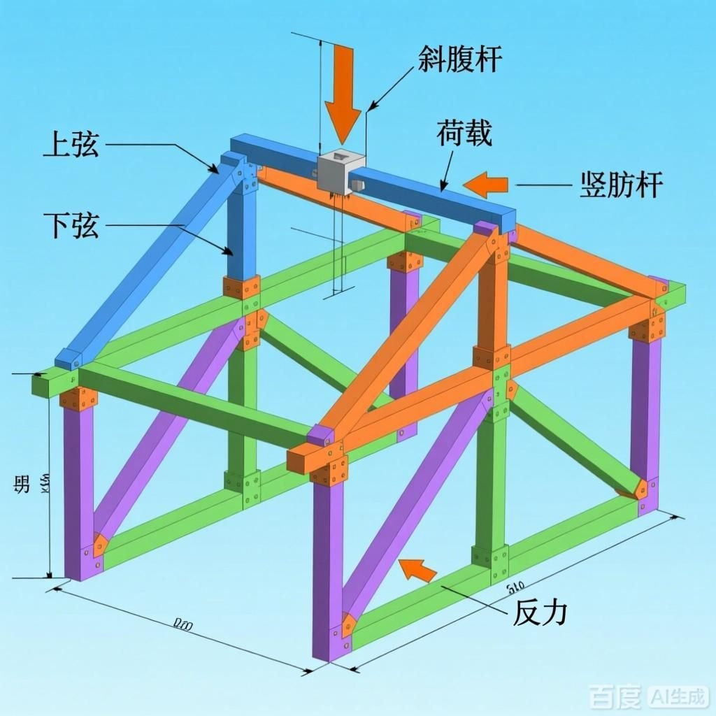 如何繪制桁架工作原理圖？（如何繪制桁架工作原理圖生成的四張桁架工作原理圖）