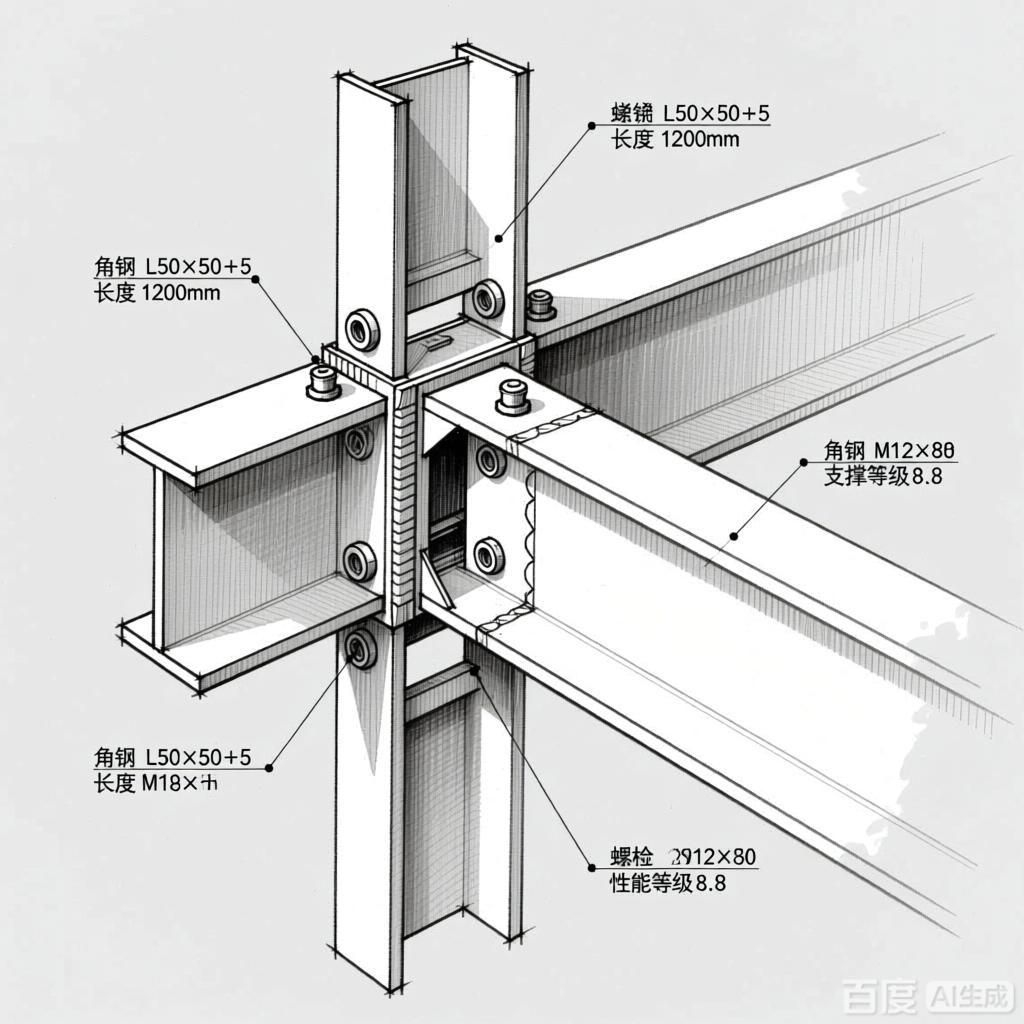 如何繪制鋼結(jié)構(gòu)梯形屋架的節(jié)點(diǎn)詳圖？（如何繪制鋼結(jié)構(gòu)梯形屋架的節(jié)點(diǎn)詳圖圖集教程）