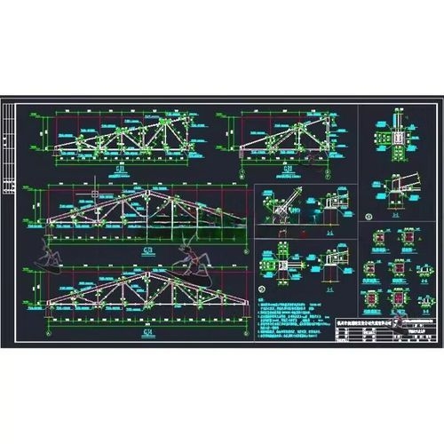 鋼屋架結(jié)構(gòu)詳圖包括哪些內(nèi)容？（如何繪制鋼屋架結(jié)構(gòu)詳圖）