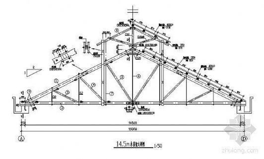 鋼屋架結(jié)構(gòu)詳圖包括哪些內(nèi)容？（如何繪制鋼屋架結(jié)構(gòu)詳圖）