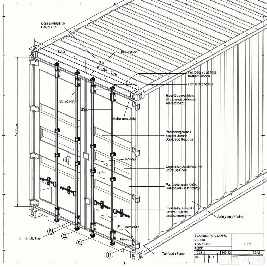 如何繪制集裝箱組裝結(jié)構(gòu)圖？（如何繪制集裝箱組裝結(jié)構(gòu)圖生成四張集裝箱組裝結(jié)構(gòu)圖）