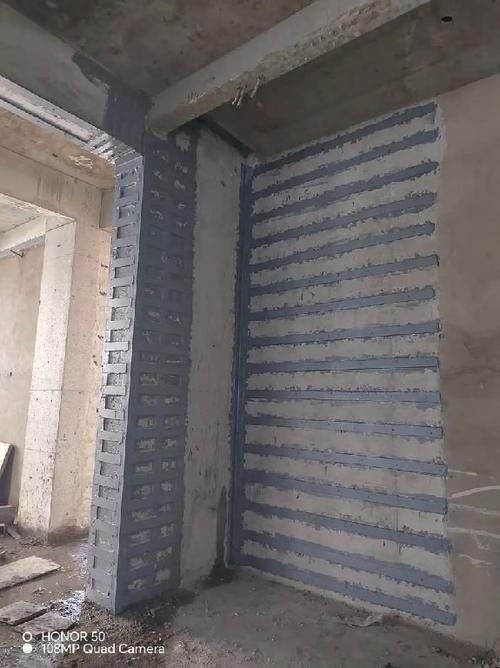 給我一些承重墻體加固的案例圖片(承重墻體加固)