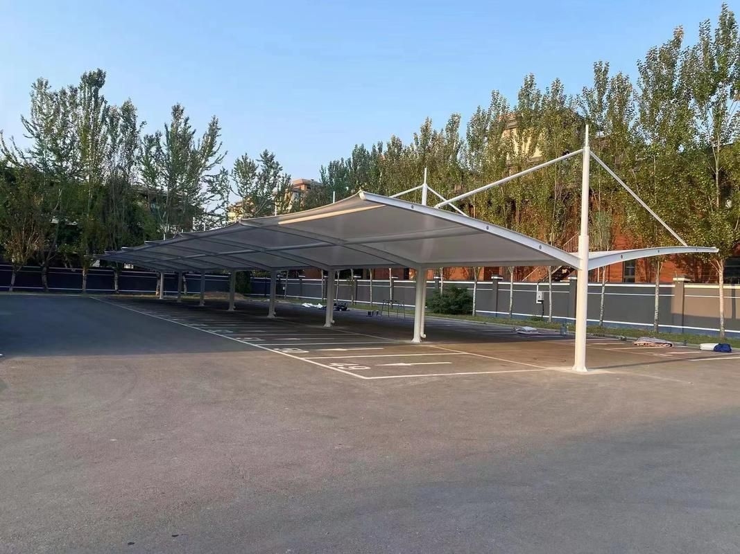 給我一些彩鋼停車棚的圖片(如何設(shè)計(jì)一個(gè)彩鋼停車棚)