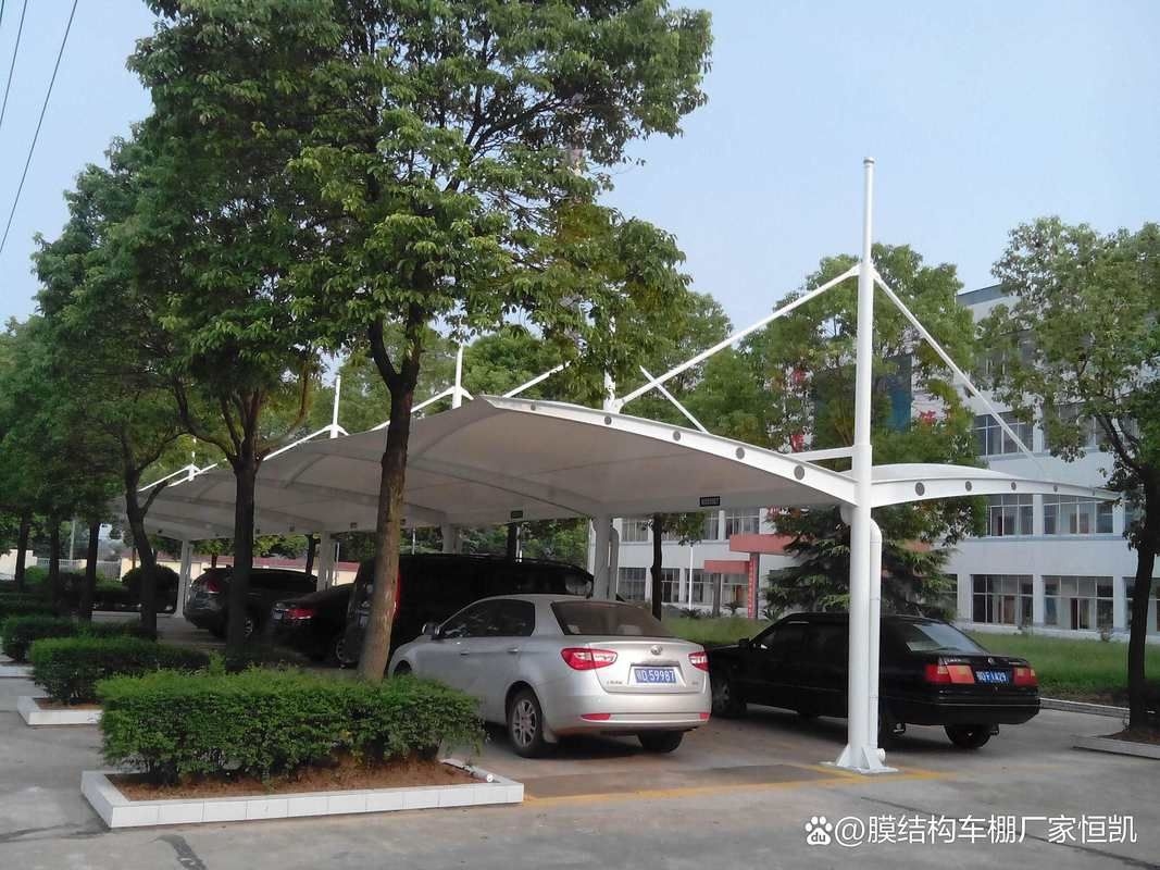 給我一些彩鋼停車棚的圖片(如何設(shè)計(jì)一個(gè)彩鋼停車棚)