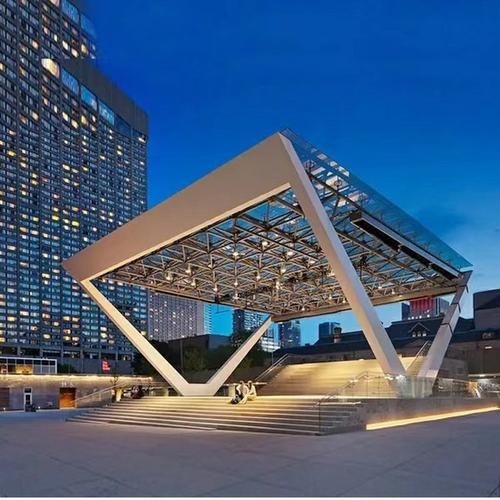 給我一些鋼結構景觀平臺的設計案例