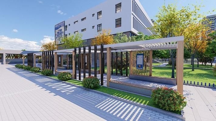 給我一些鋼結構景觀平臺的設計案例