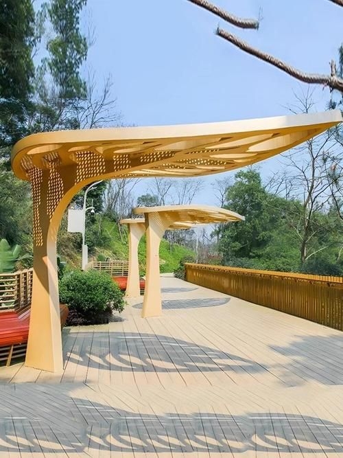 給我一些鋼結構景觀平臺的設計案例